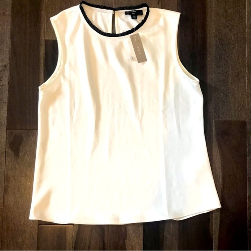NWT J Crew Sleeveless Blouse‎ XS